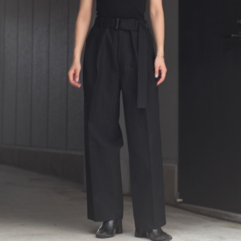 stein - 【残りわずか】Belted Wide Straight Trousers | ACRMTSM