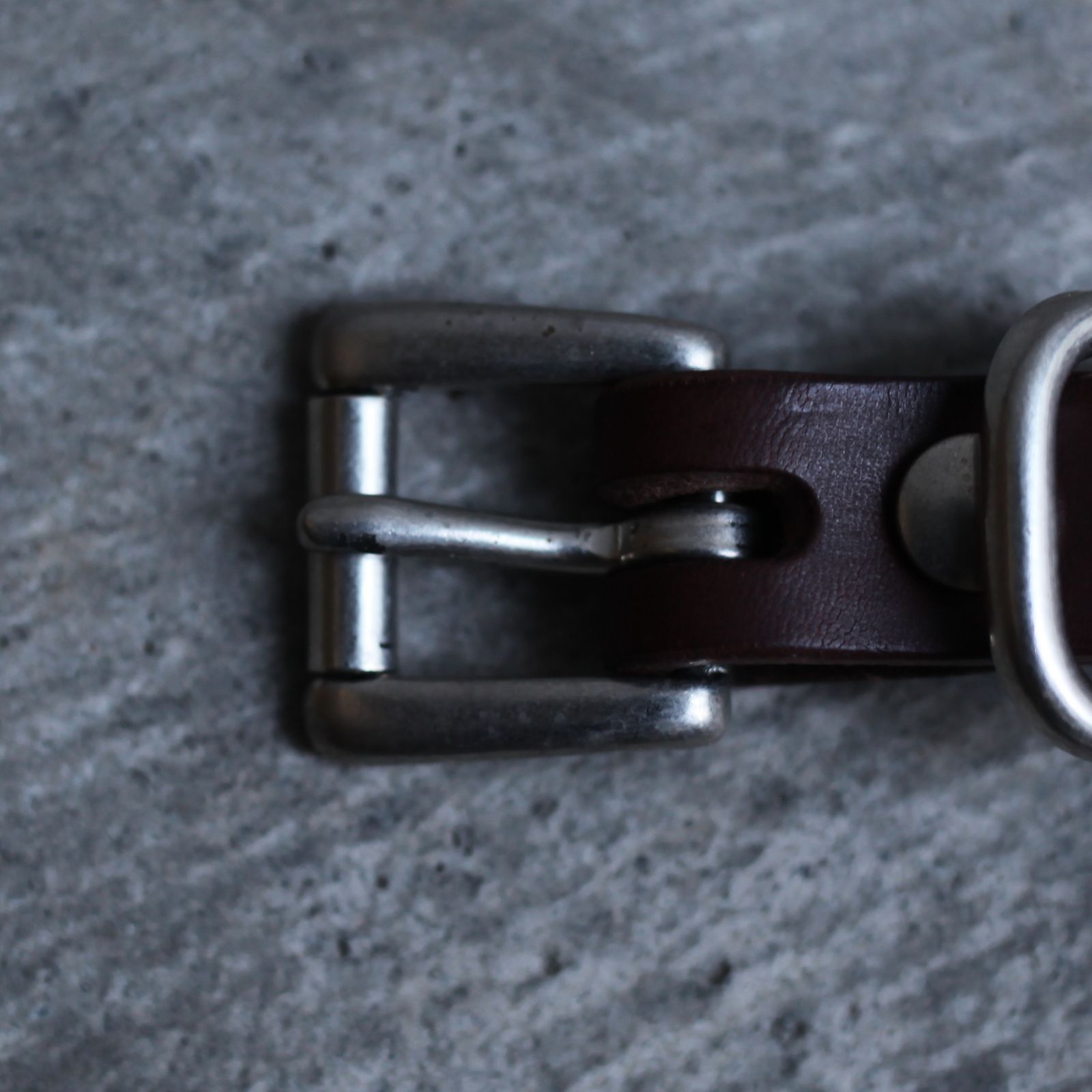 【残りわずか】Standard Belt Slim(BROWN×SILVER)