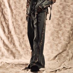【残りわずか】Slash Seam Twist Lot 20603T(FROM COAL MINE)
