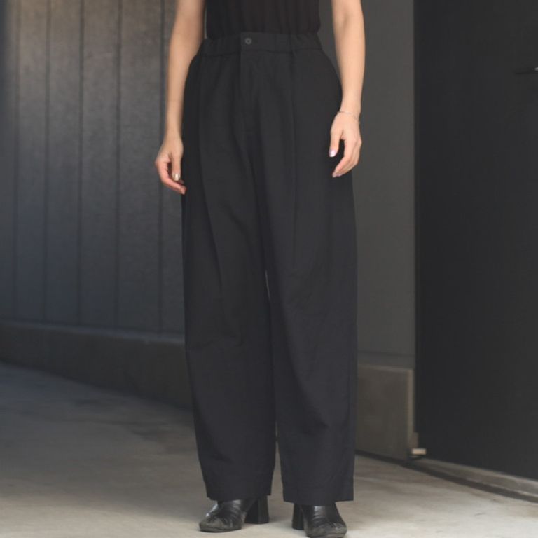 ATON - 【残りわずか】Wool Washi Tropical Wide Easy Pants | ACRMTSM 