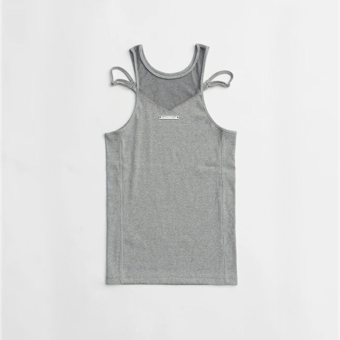 【残り一点】Front Logo Rib Tank Top