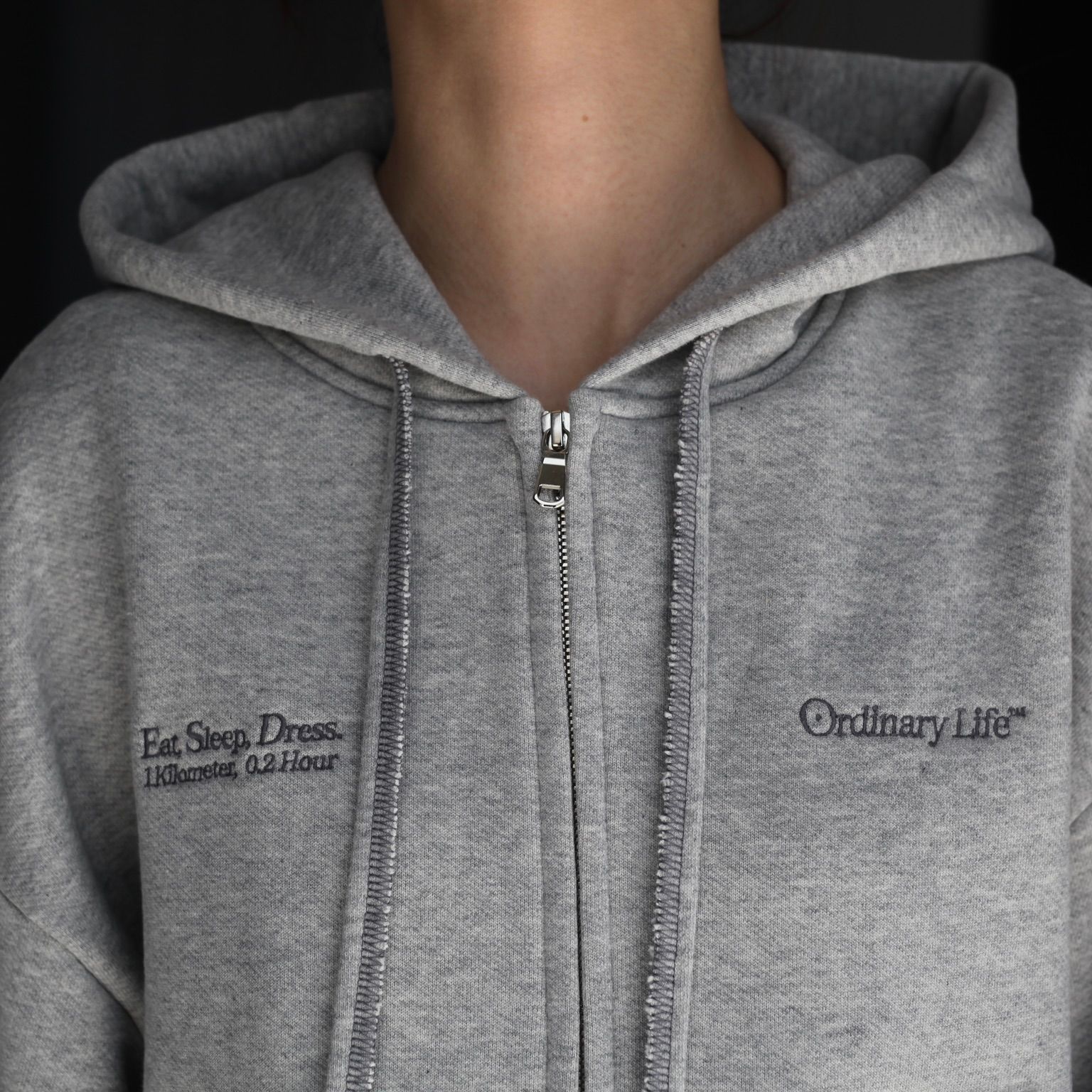 【残り一点】Ordinary Home Old Style Zip Hoodie