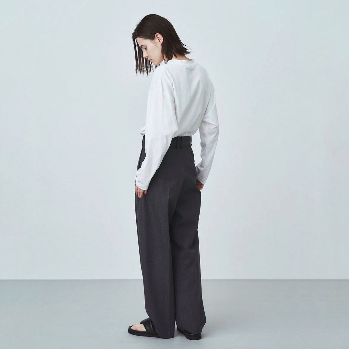 【残り一点】Suvin60/2 Oversized Long-Sleeve T-shirt