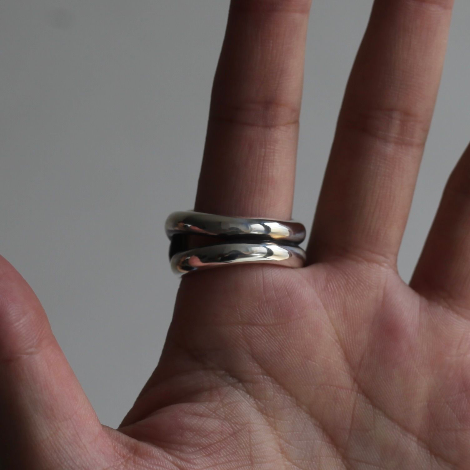 【お取り寄せ注文可能】Curb Chain Ring L(SILVER)