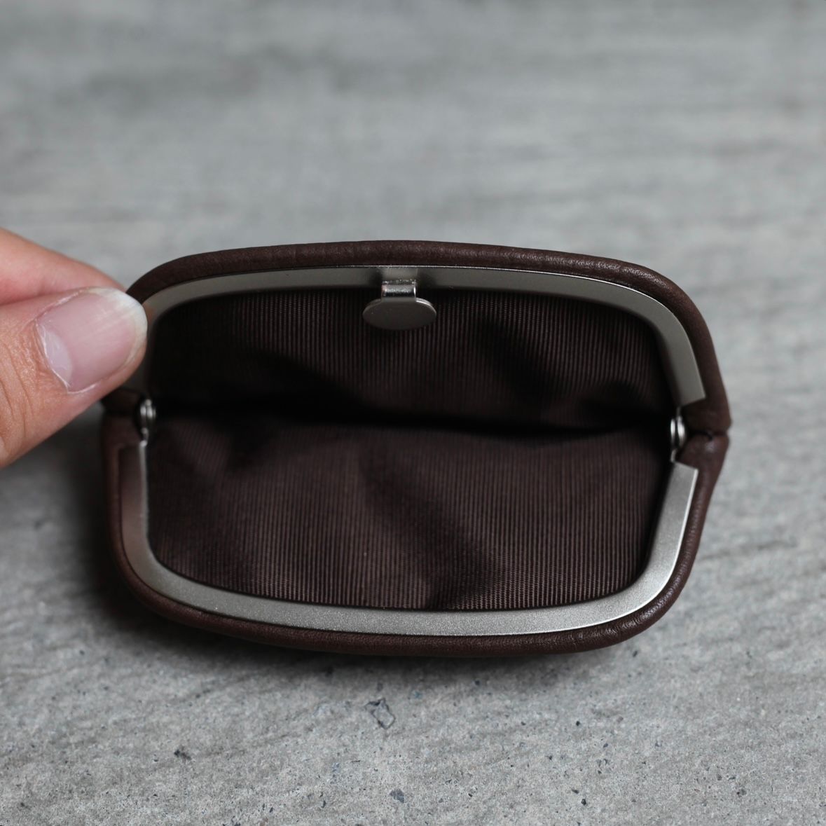 【残りわずか】Snap Purse Small(CHOCO)