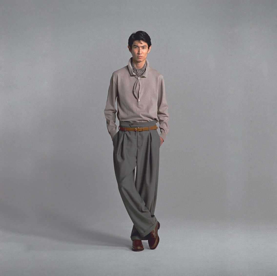 【残り一点】Double Inverted Tuck Trousers