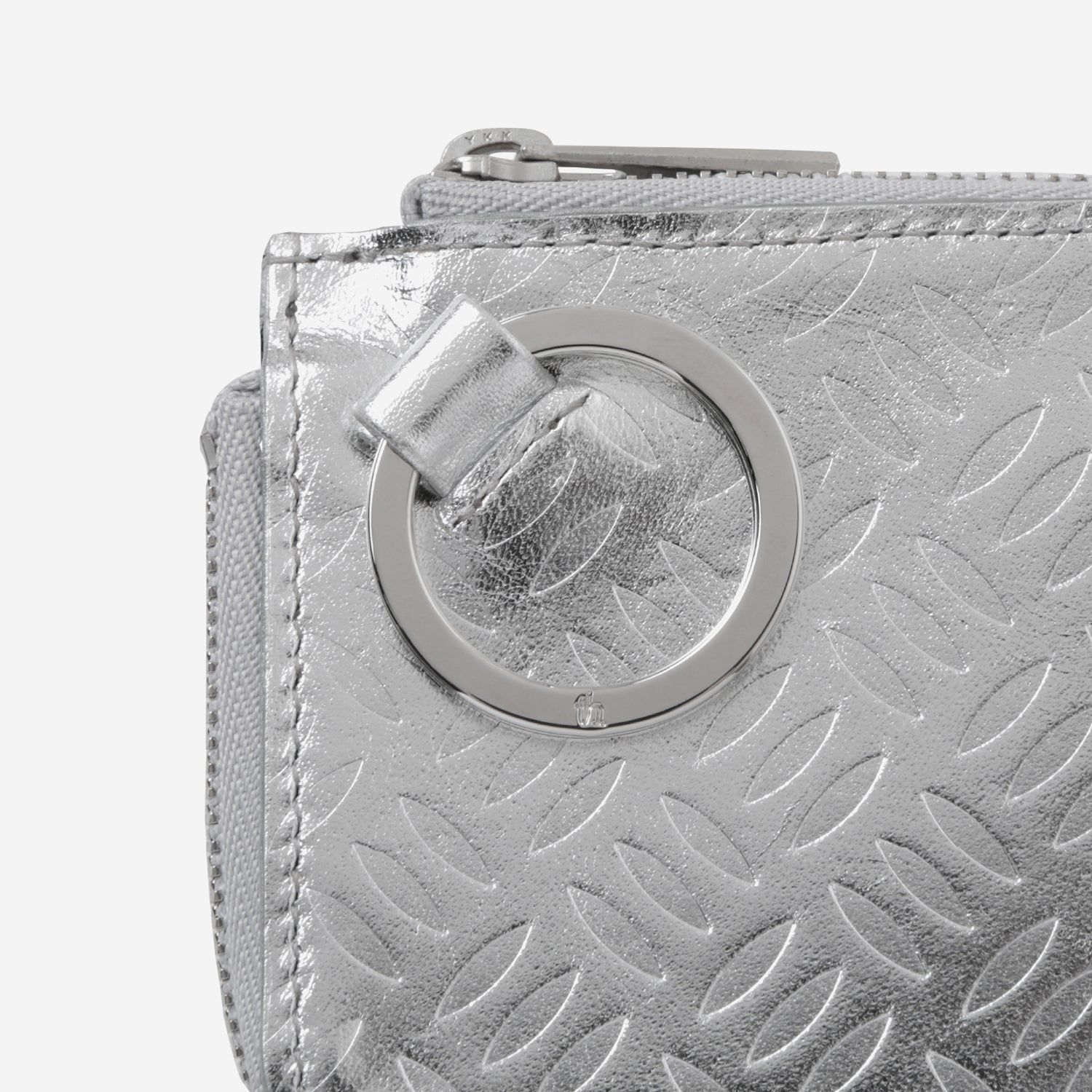 【残り一点】Embossed W ZIP Card Case