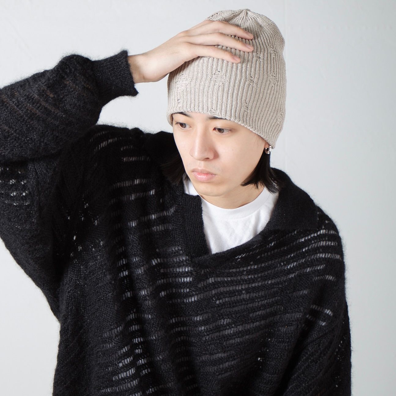 【残り一点】Damage Summer Knit Beanie