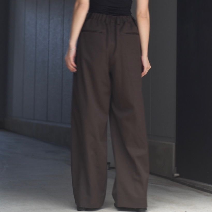 ssstein - 【残り一点】Twist Seam Wide Easy Trousers