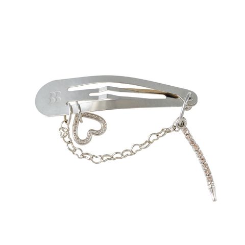 【残り一点】Oval Hair Clip(SILVER)
