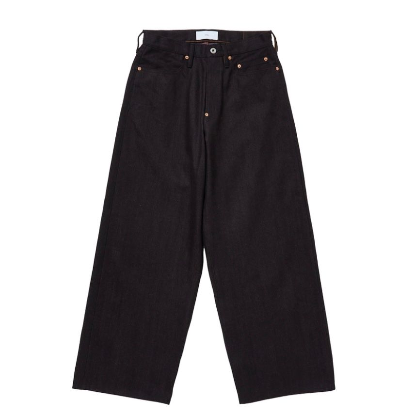 【残り一点】Twisted Heather Denim Pants Wide Cut
