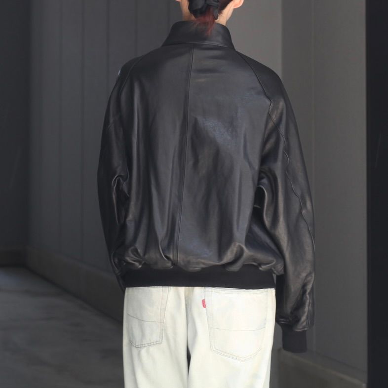【残りわずか】Lamb Leather Weekend Jacket