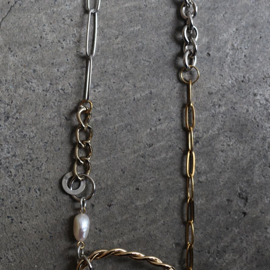 BLESS - 【残り一点】Material Mix Necklace(HAIRPIN REGULAR ...