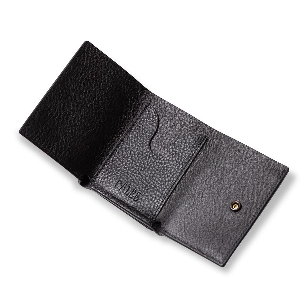 【再販売通知受付可能】Round Studs Leather Multi Wallet
