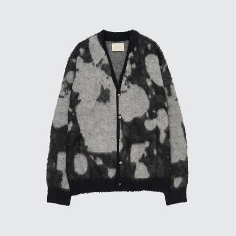 【残り一点】Kid Mohair Jacquard Cardigan