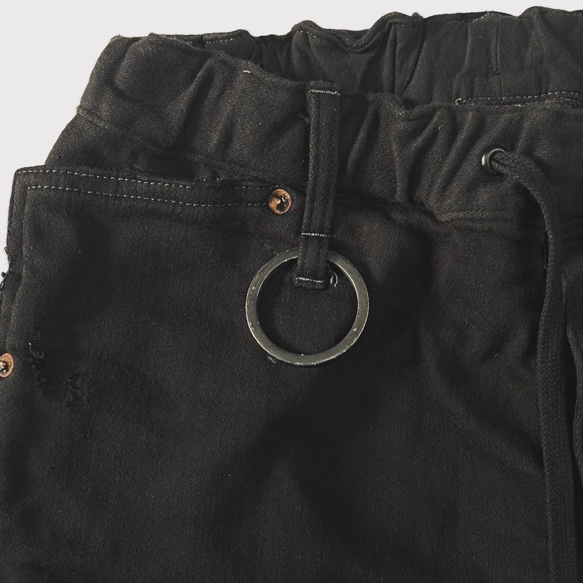 【残りわずか】Cut Off Carpenter Short With Damaged(INLAY DENIM)