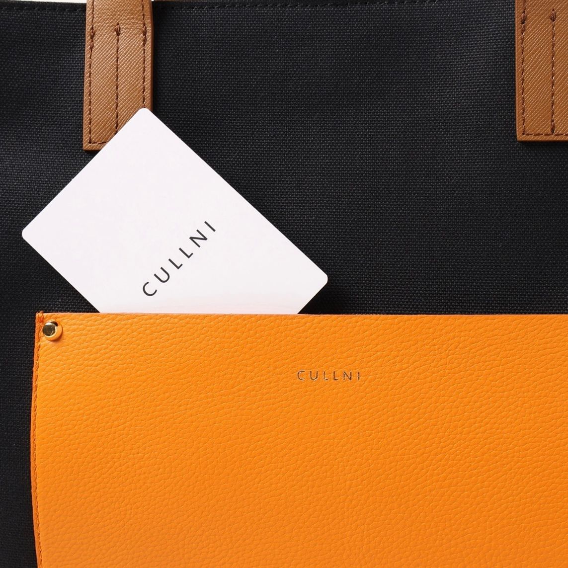 【残り一点】Leather Pocket Canvas Tote