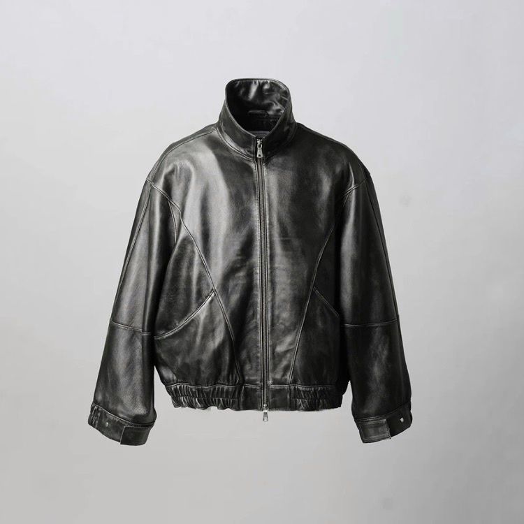 【残り一点】Sheep Leather Stand Collar Blouson
