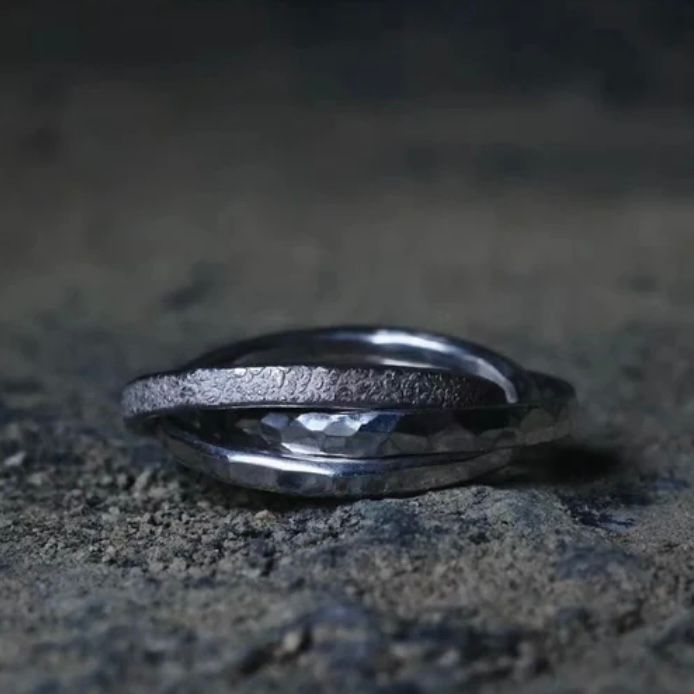 【お取り寄せ注文可能】Triple Texture Ring