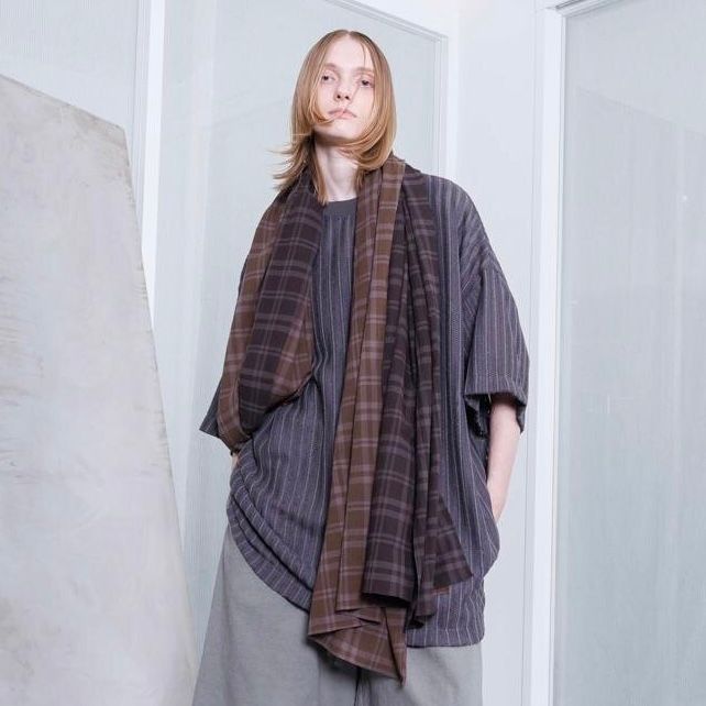 【残り一点】シアーコットンオーバーストール