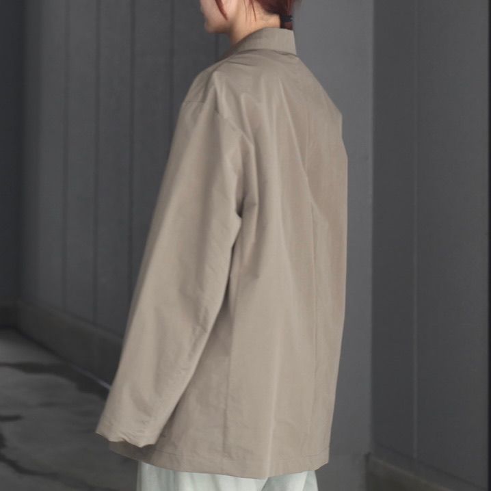 ssstein - 【残り一点】Windproof Nylon Single Breasted Jacket