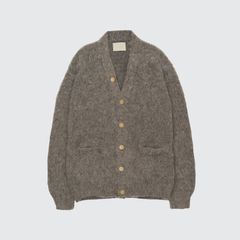 【残り一点】3color Mix Baby Alpaca Cardigan