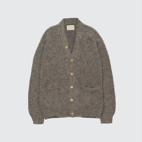 【残り一点】3color Mix Baby Alpaca Cardigan