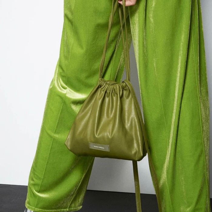 【残り一点】Vegan Leather 2way Purse Small Shoulder Bag