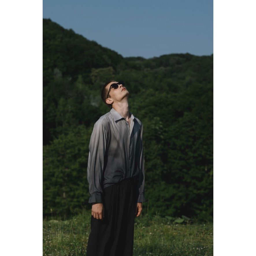 【残り一点】Hand Painted Lawn Loose Fit Shirt