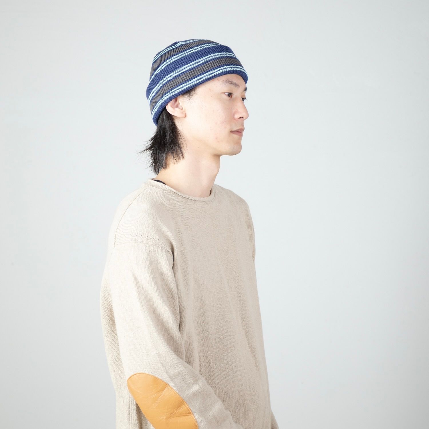 【残り一点】RV Border Short Beanie