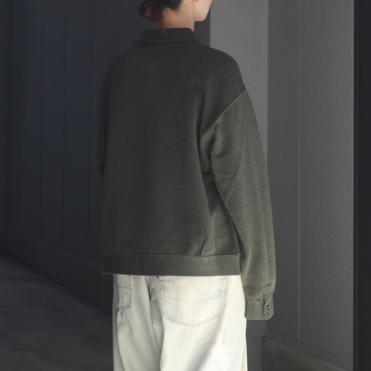 【残り一点】Co/Wo Moss Stitch Zip Blouson