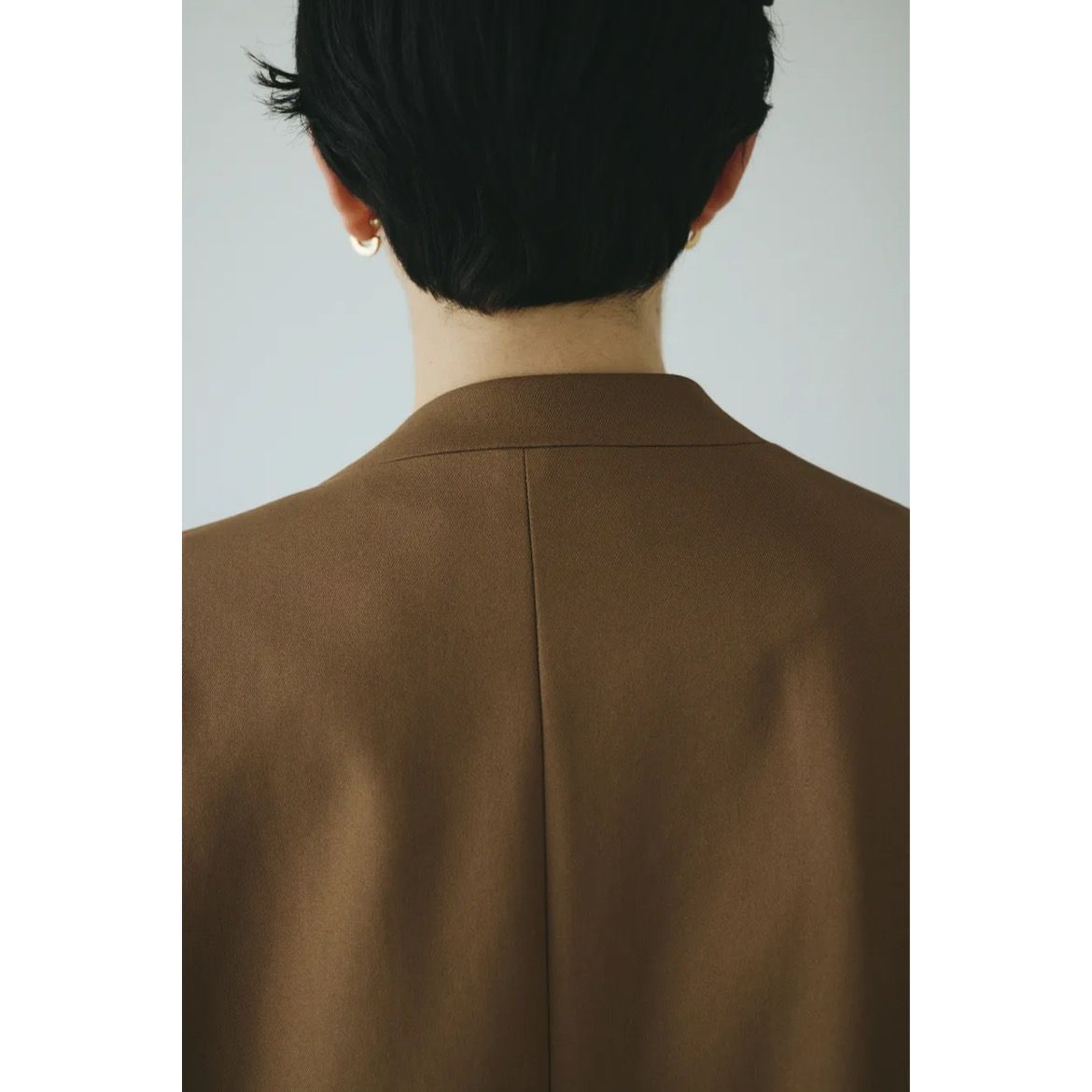 【残り一点】No Collar Over Jacket