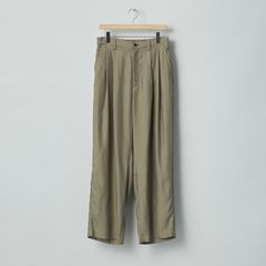 【残りわずか】Cupro Twill Wide Easy Trousers