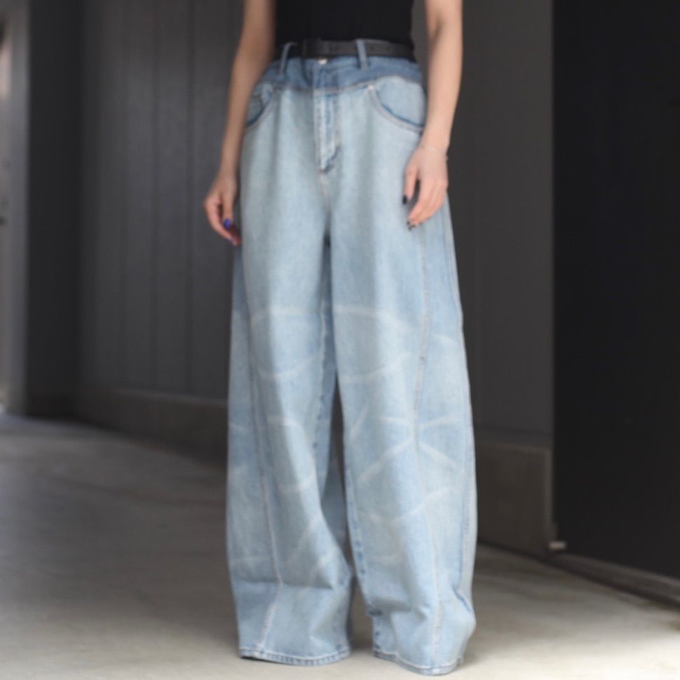 【残り一点】Wide Leg Denim Trousers