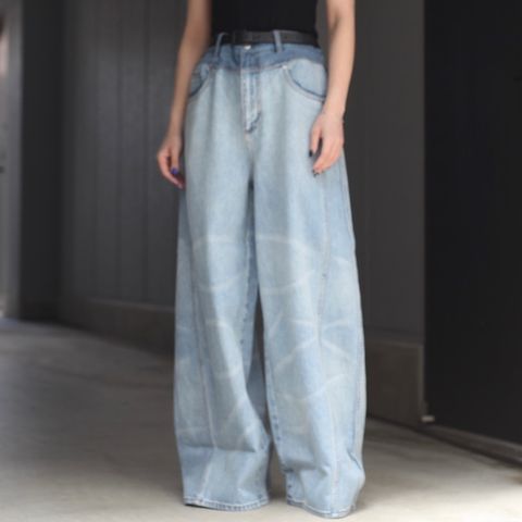 【残り一点】Wide Leg Denim Trousers