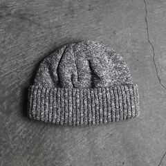 【残り一点】Knit Cap(NAVY×YELLOW)