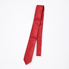 【再販売通知受付可能】55mm Leather Tie(RED)