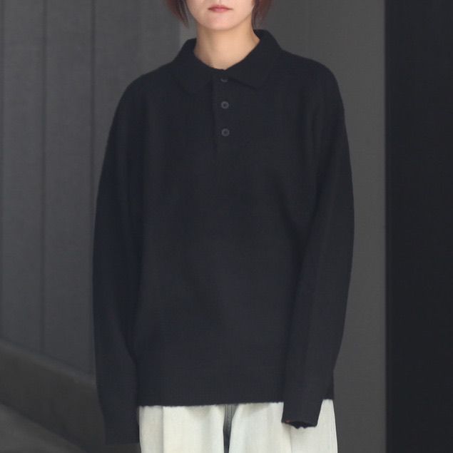【残り一点】Shaggy Polo Knit