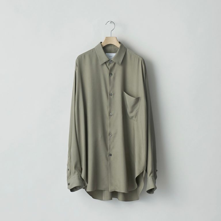 ssstein - 【残りわずか】Cupro Twill Oversized L/S Shirt | ACRMTSM 