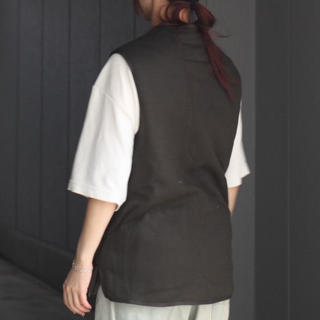 【残り一点】Warm Pile Waistcoat Zip In Liner