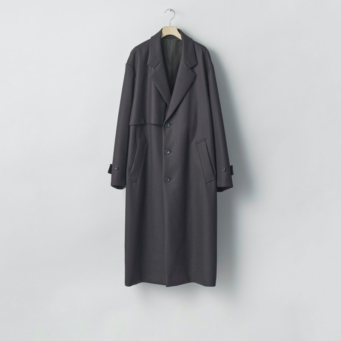 【残りわずか】Wool Melton Lay Chester Coat