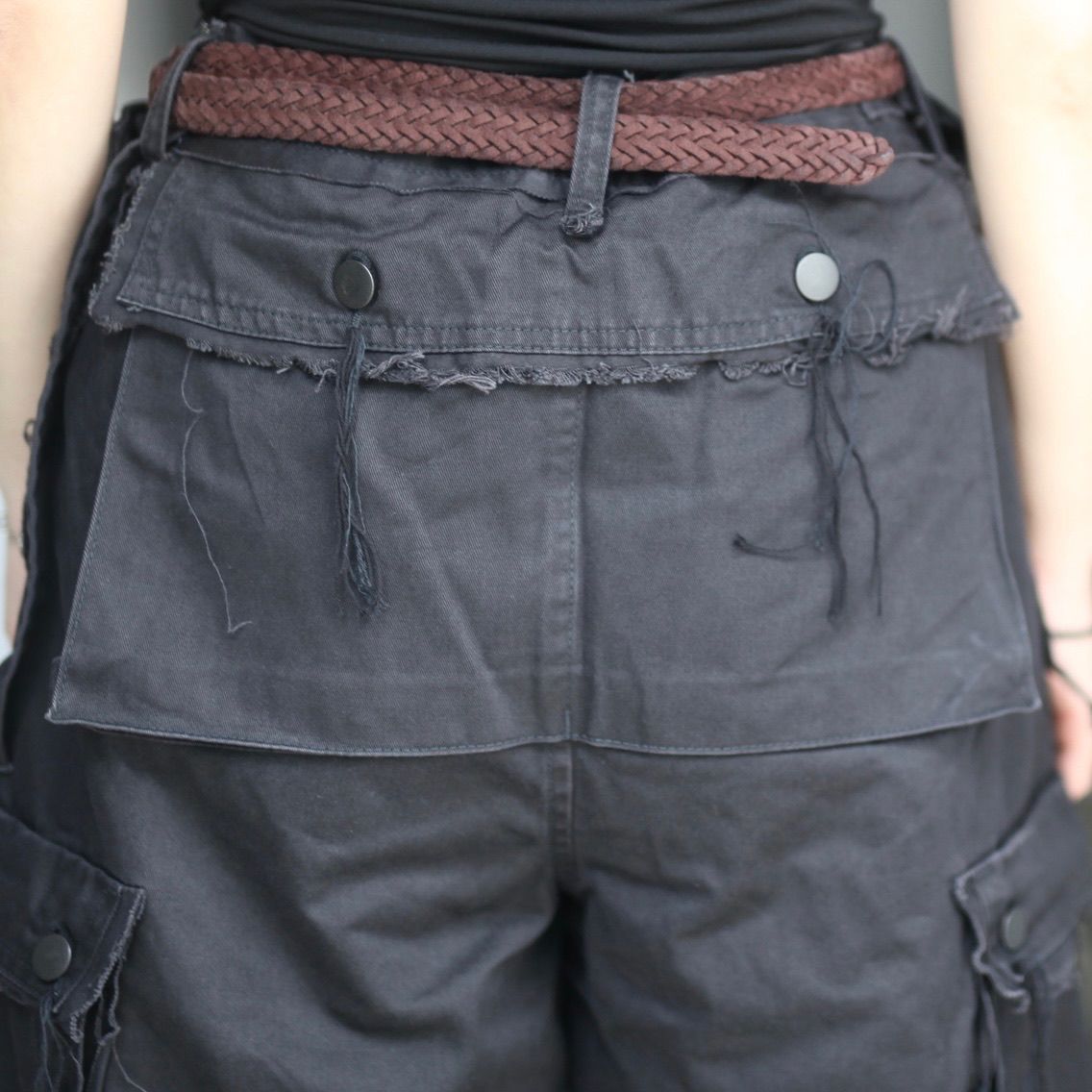 【残り一点】Slash Seam Twist Cargo Pants(AGED TWILL)