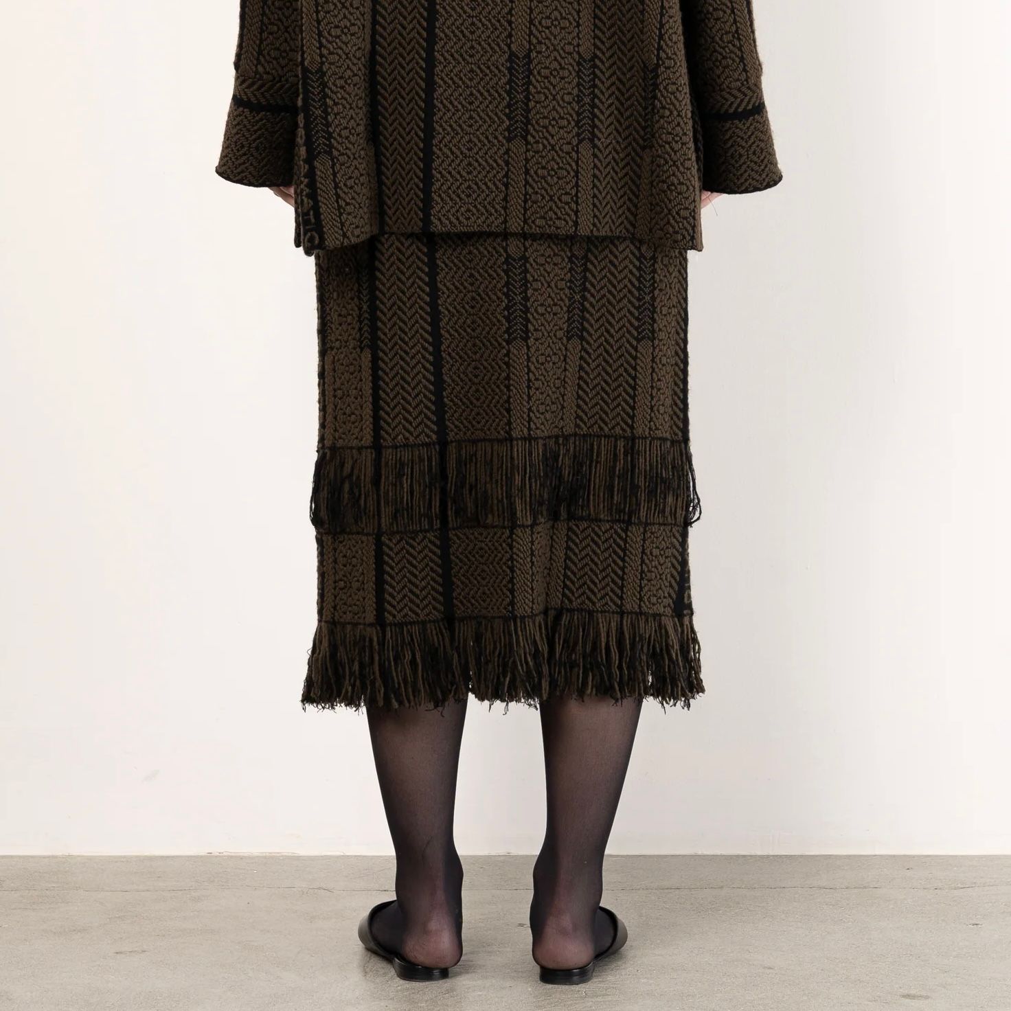【残り一点】Inlay Stich Knit Skirt