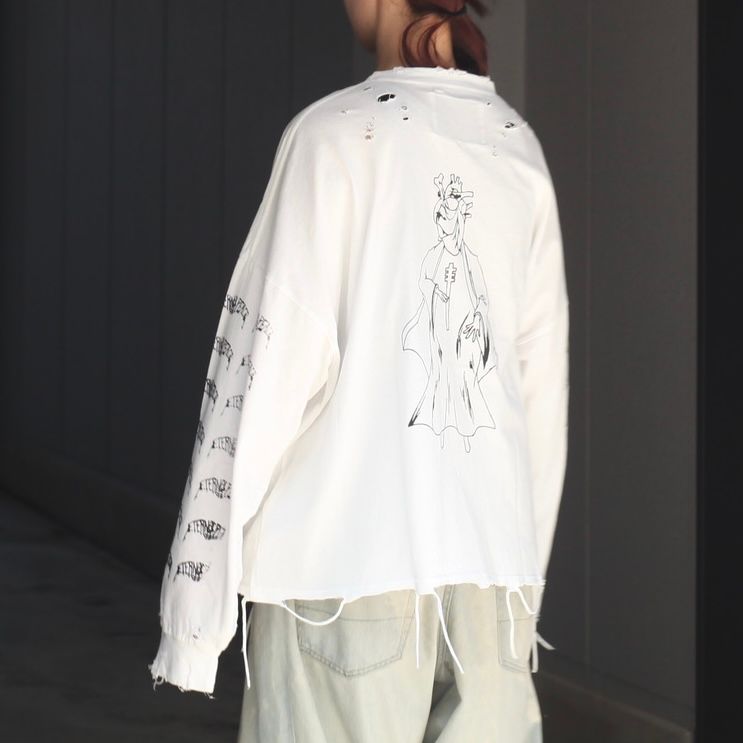 【残り一点】Wire Star Long Sleeve T-Shirt