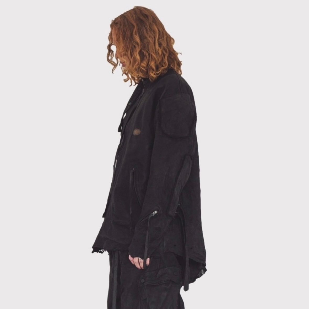 【残り一点】Rustic Edged Easy Rider's(VEGETABLE TANNING PIG LEATHER)