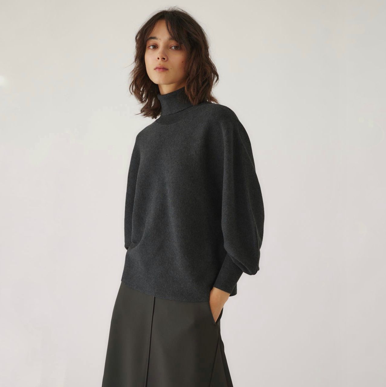 【残り一点】Dolman Wide Washable Knit