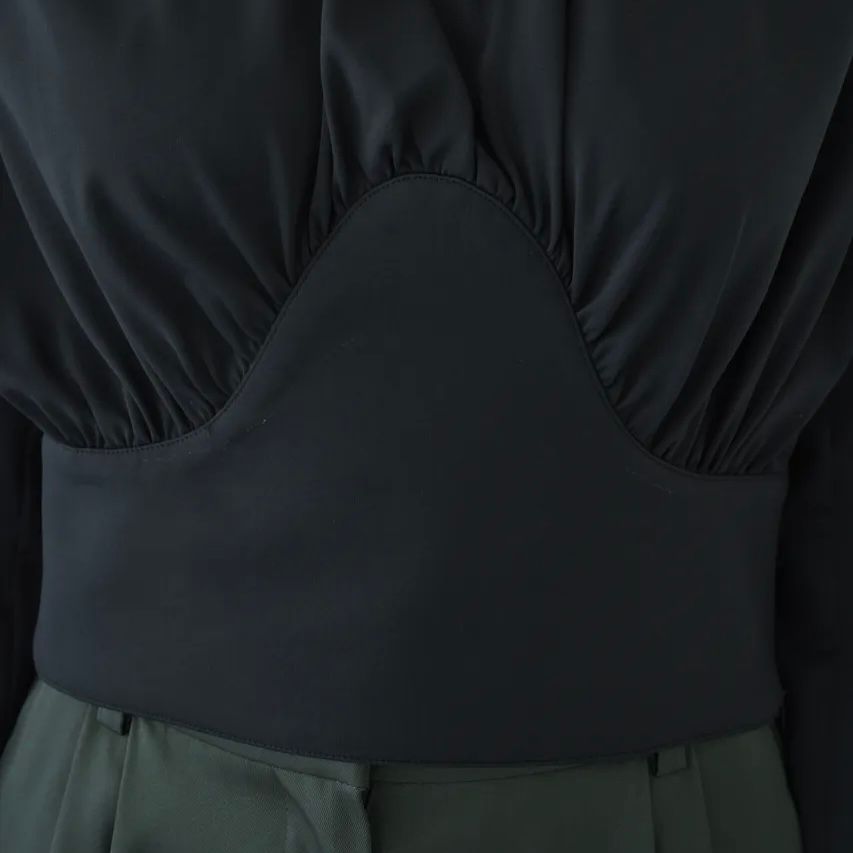 【残り一点】Hidden Detail Drape Tops
