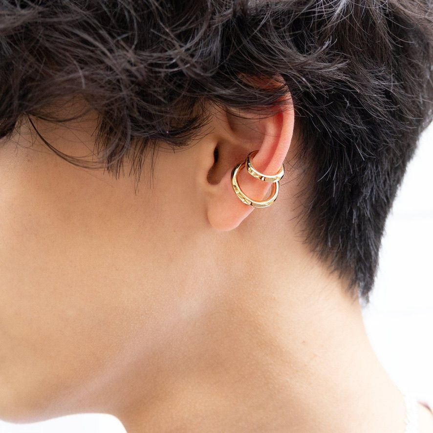 GARNI - 【お取り寄せ注文可能】Crockery Hoop Ear Cuff_S(GOLD