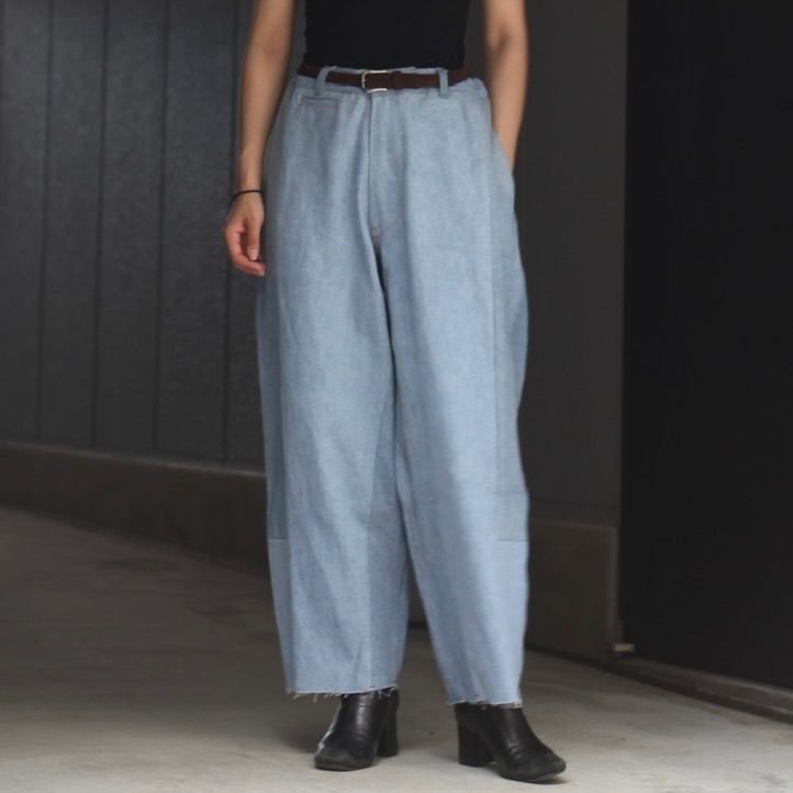 【残り一点】Reconstructed Super Baggy Slacks Denim_2(M)