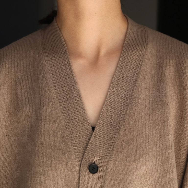 ssstein - 【残り一点】Extra Fine Wool Knit Cardigan | ACRMTSM 